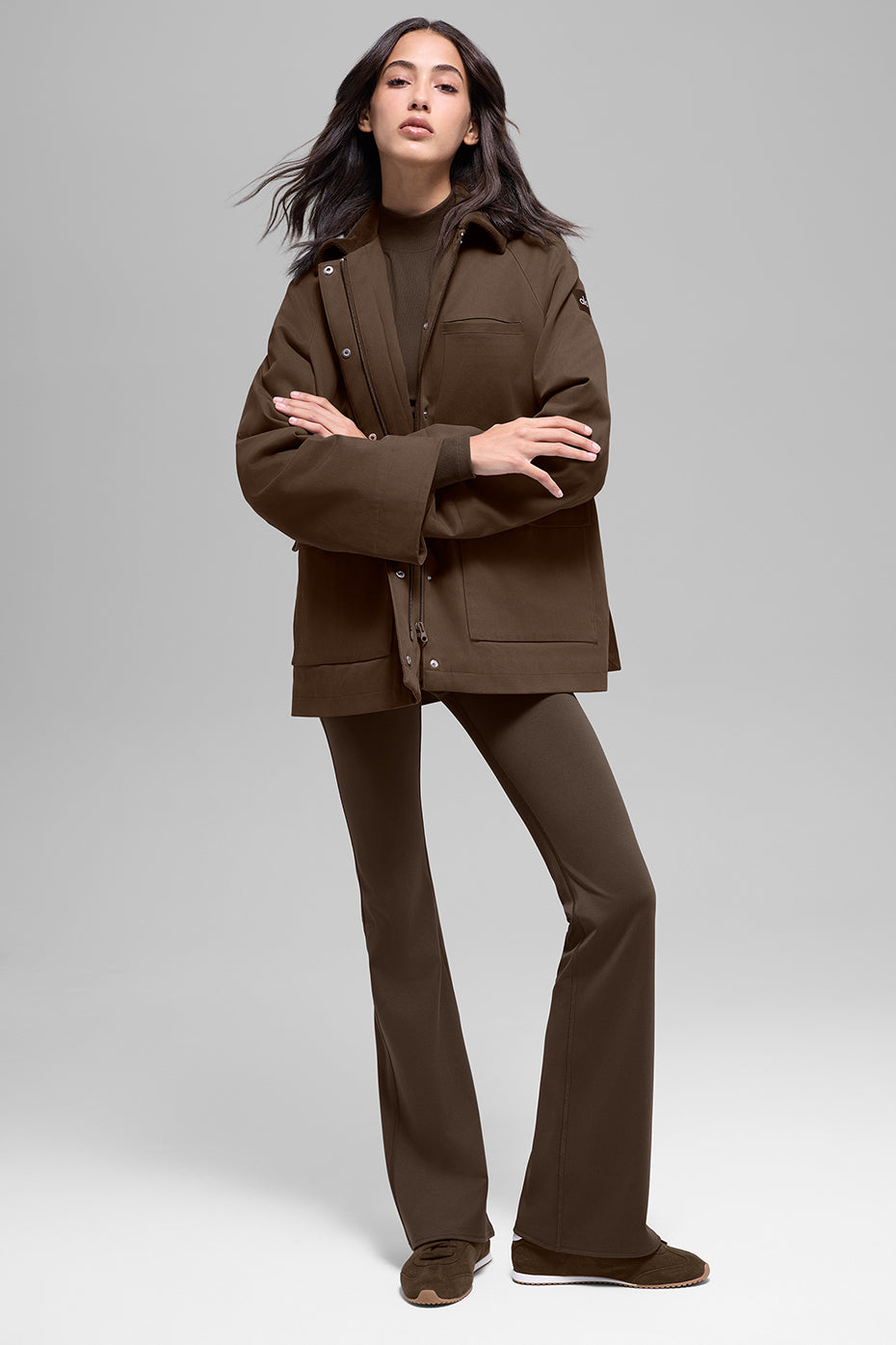 Twill Barn Jacket - Espresso