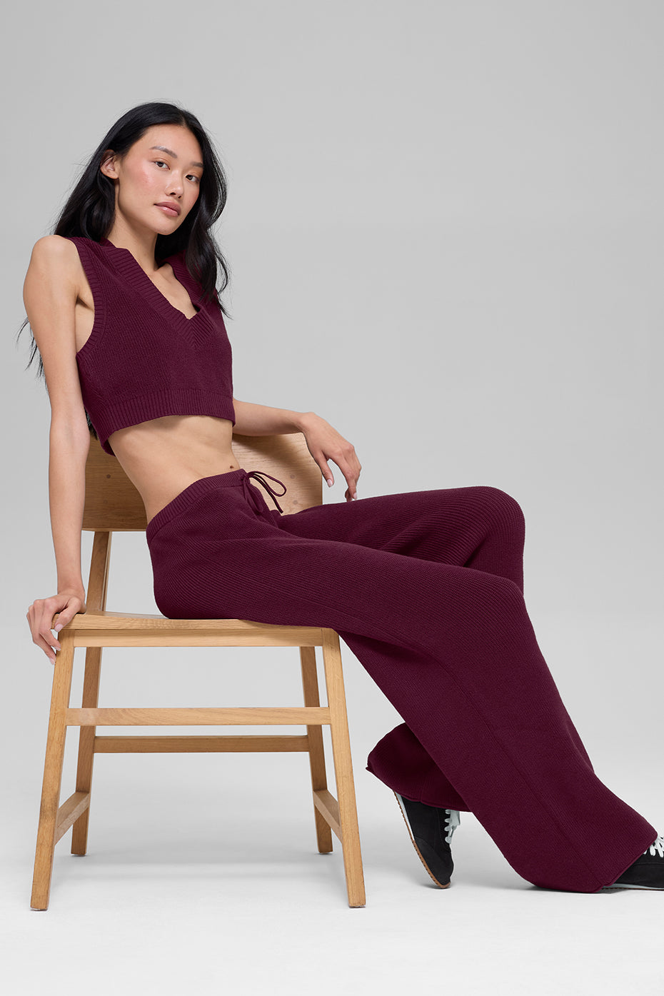 Supernatural Sweater Pant - Burgundy