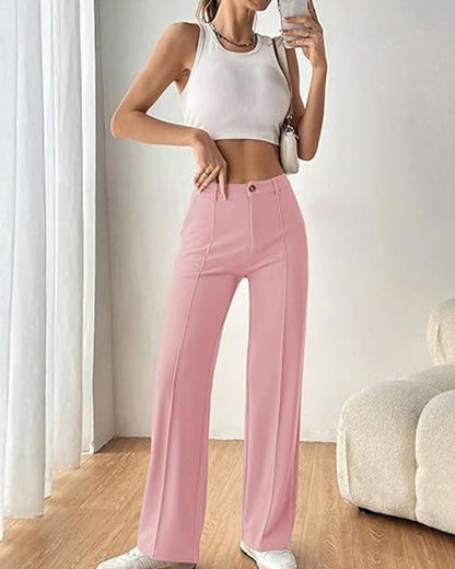Ultra-Stretch Ponte Flare Leg Knit Pants