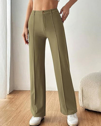 Ultra-Stretch Ponte Flare Leg Knit Pants