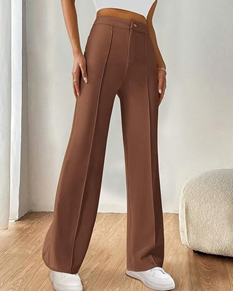 Ultra-Stretch Ponte Flare Leg Knit Pants