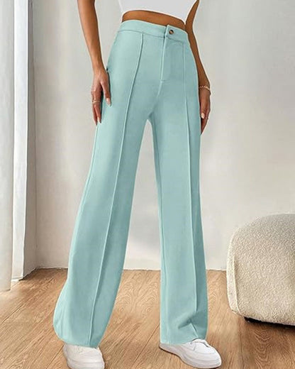 Ultra-Stretch Ponte Flare Leg Knit Pants