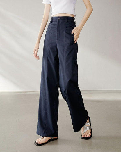 Women’s Loose Fit Draped Wide Leg Pants