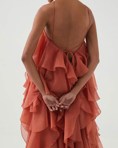 Flowy Layered Maxi Dress