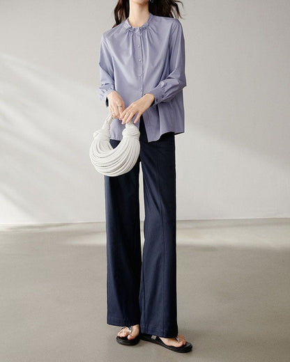 Women’s Loose Fit Draped Wide Leg Pants