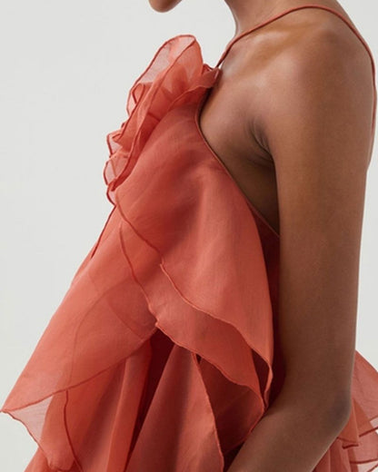 Flowy Layered Maxi Dress