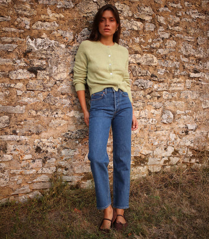 DIANA CROP JEAN -- ROUSSEAU WASH