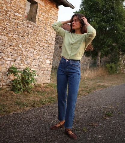 DIANA CROP JEAN -- ROUSSEAU WASH