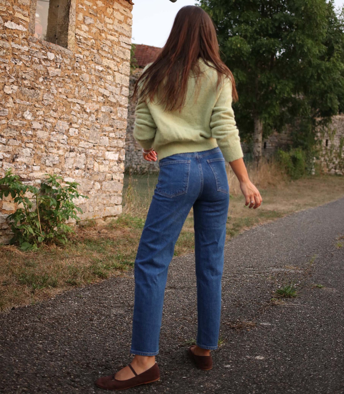 DIANA CROP JEAN -- ROUSSEAU WASH