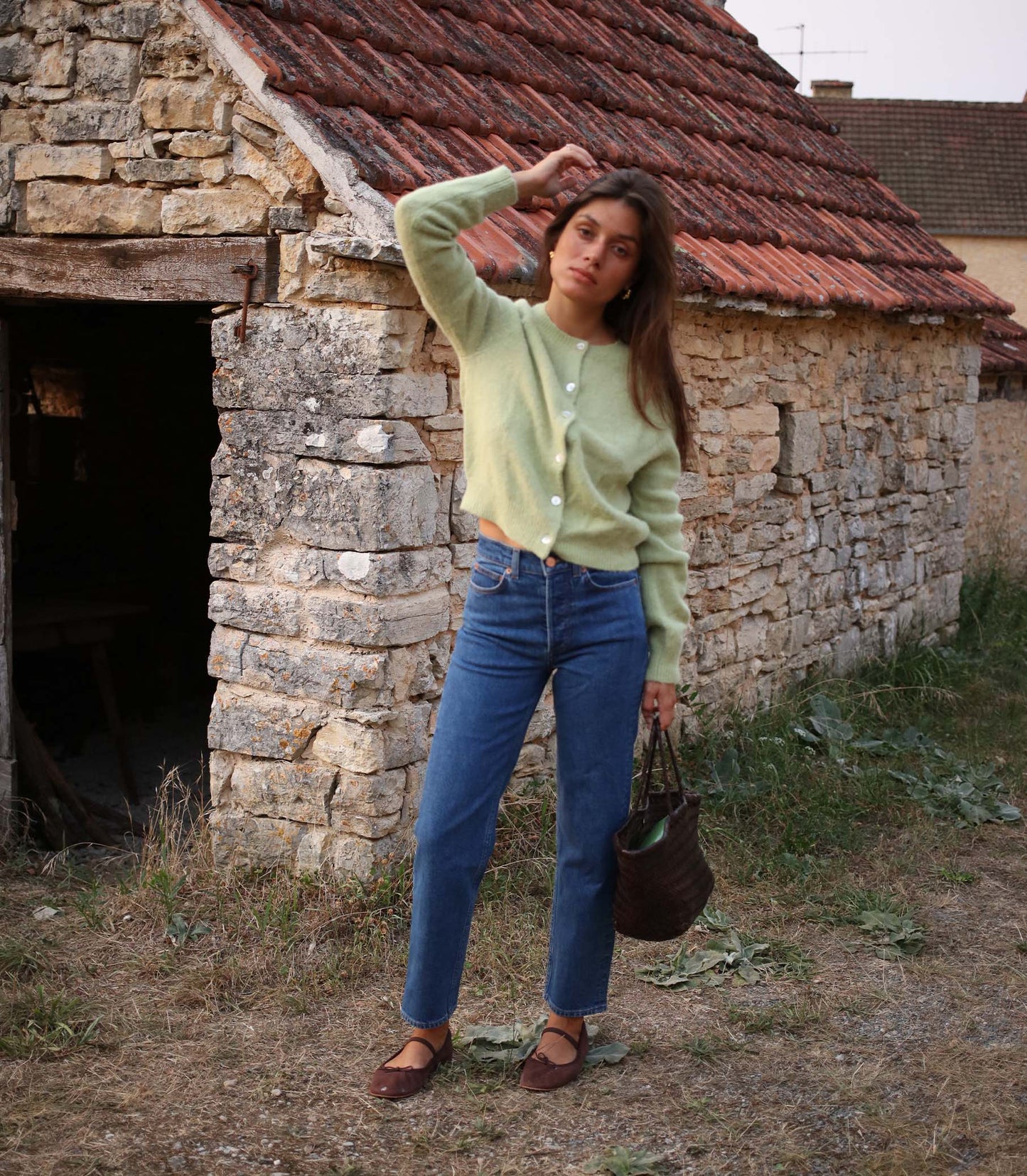 DIANA CROP JEAN -- ROUSSEAU WASH