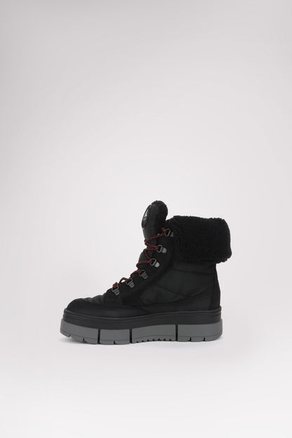 Henta Women's Lace Up Boot w/Ice Gripper