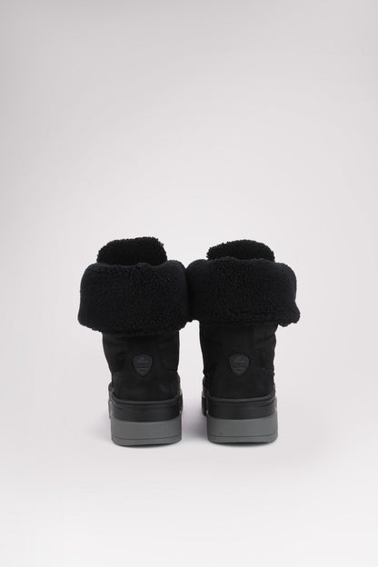 Henta Women's Lace Up Boot w/Ice Gripper