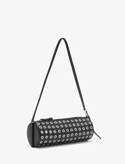 Silo Bag in Eyelet Covered Nappa