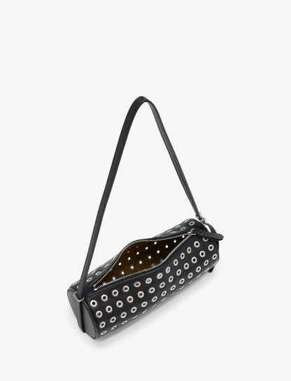 Silo Bag in Eyelet Covered Nappa