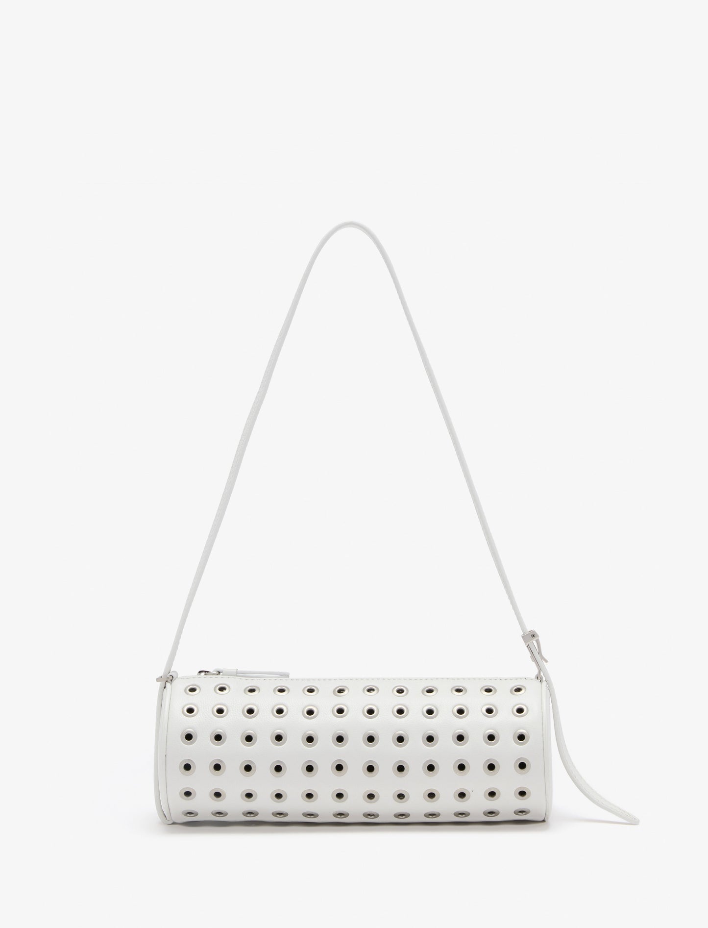 Silo Bag in Eyelet Covered Nappa
