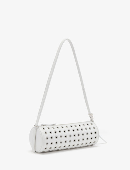 Silo Bag in Eyelet Covered Nappa