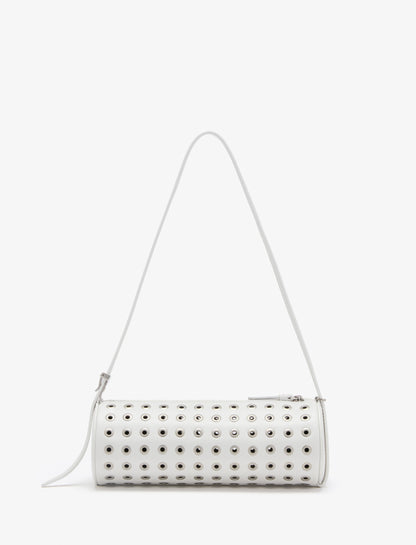 Silo Bag in Eyelet Covered Nappa