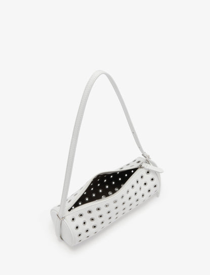 Silo Bag in Eyelet Covered Nappa