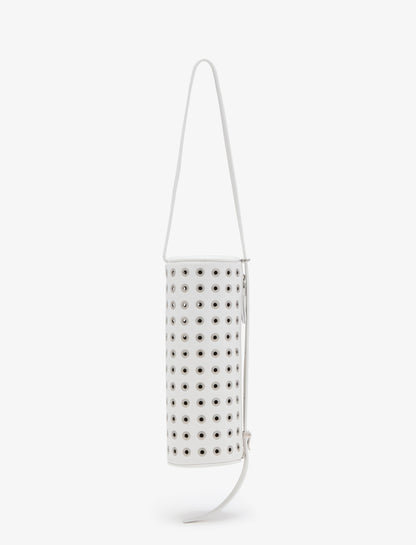 Silo Bag in Eyelet Covered Nappa