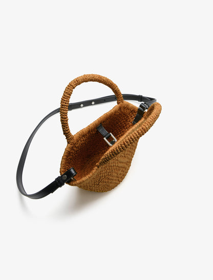 Small Chelsea Tote in Natural Raffia