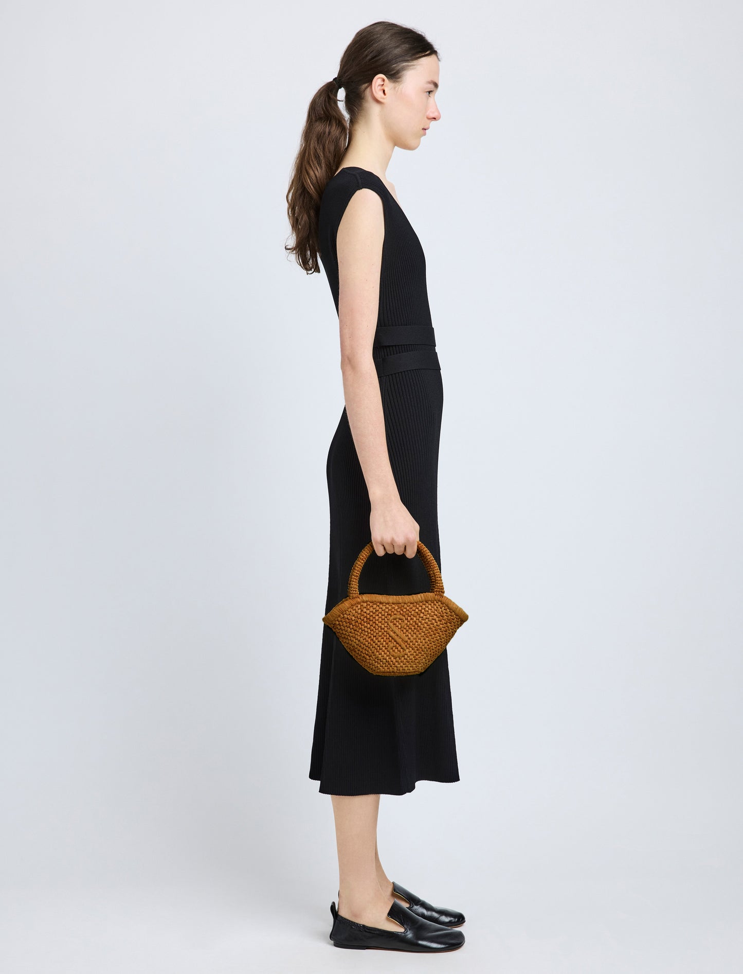 Small Chelsea Tote in Natural Raffia