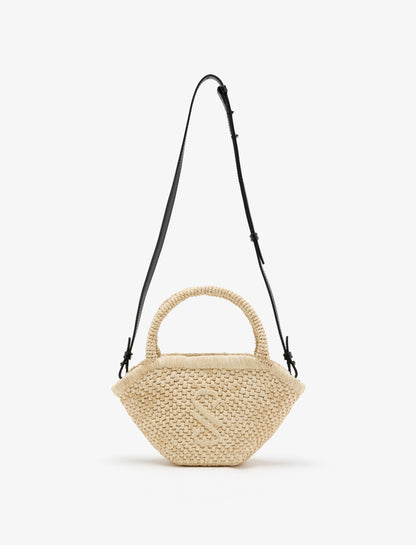 Small Chelsea Tote in Natural Raffia