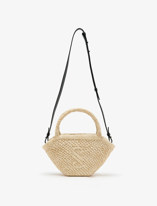 Small Chelsea Tote in Natural Raffia