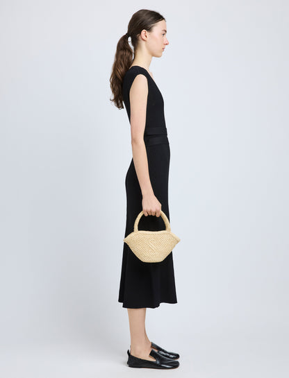 Small Chelsea Tote in Natural Raffia