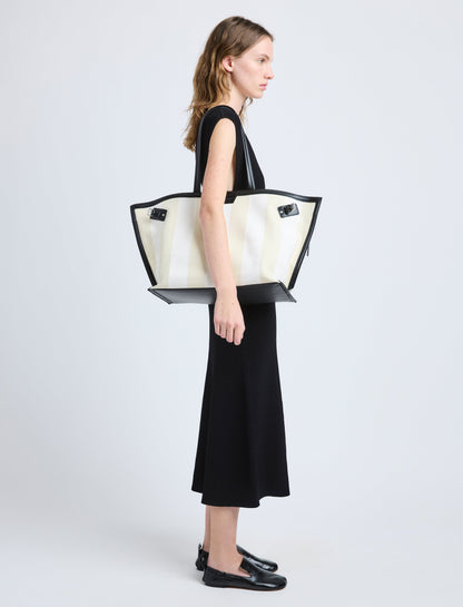 Days Carryall in Striped Canvas