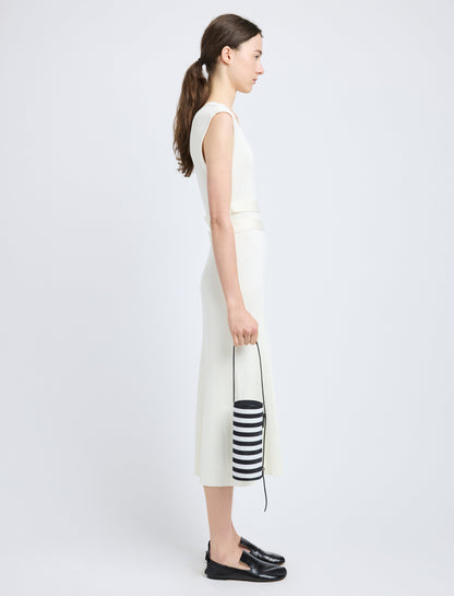 Silo Bag in Pieced Stripes