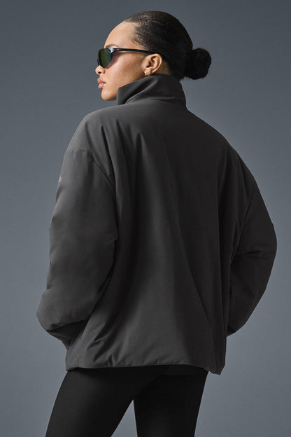 Stretch Woven Notable Jacket - Anthracite