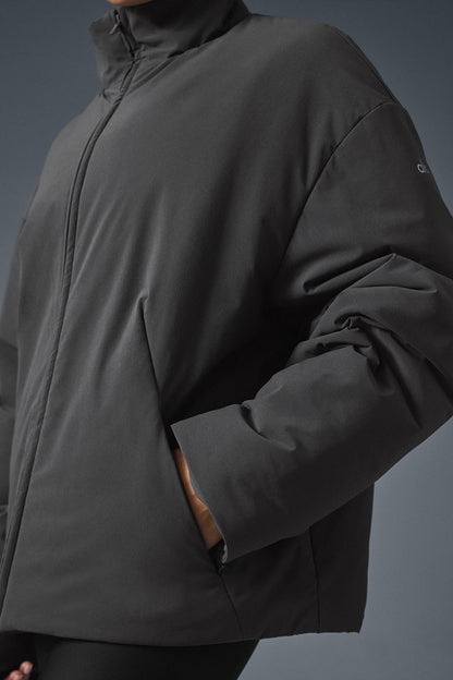 Stretch Woven Notable Jacket - Anthracite