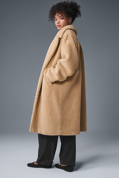 Oversized Sherpa Trench - Camel