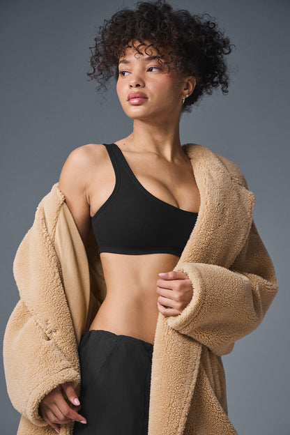 Oversized Sherpa Trench - Camel