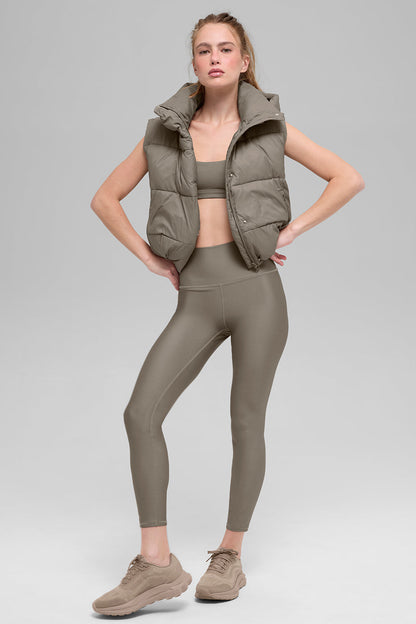 Gold Rush Puffer Vest - Light Cocoa