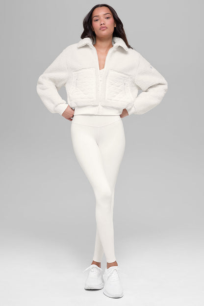 Sherpa Edge Bomber - Ivory