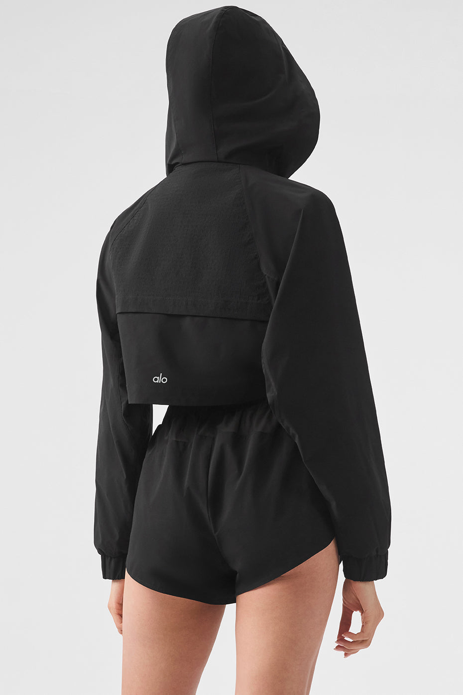 Cropped Playmaker Jacket - Black