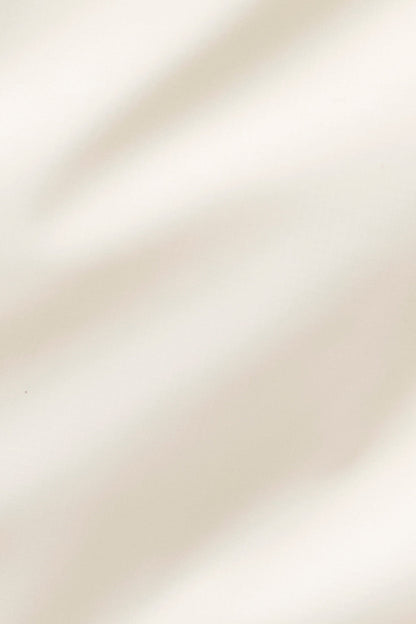 Cropped Gold Rush Puffer Vest - Ivory