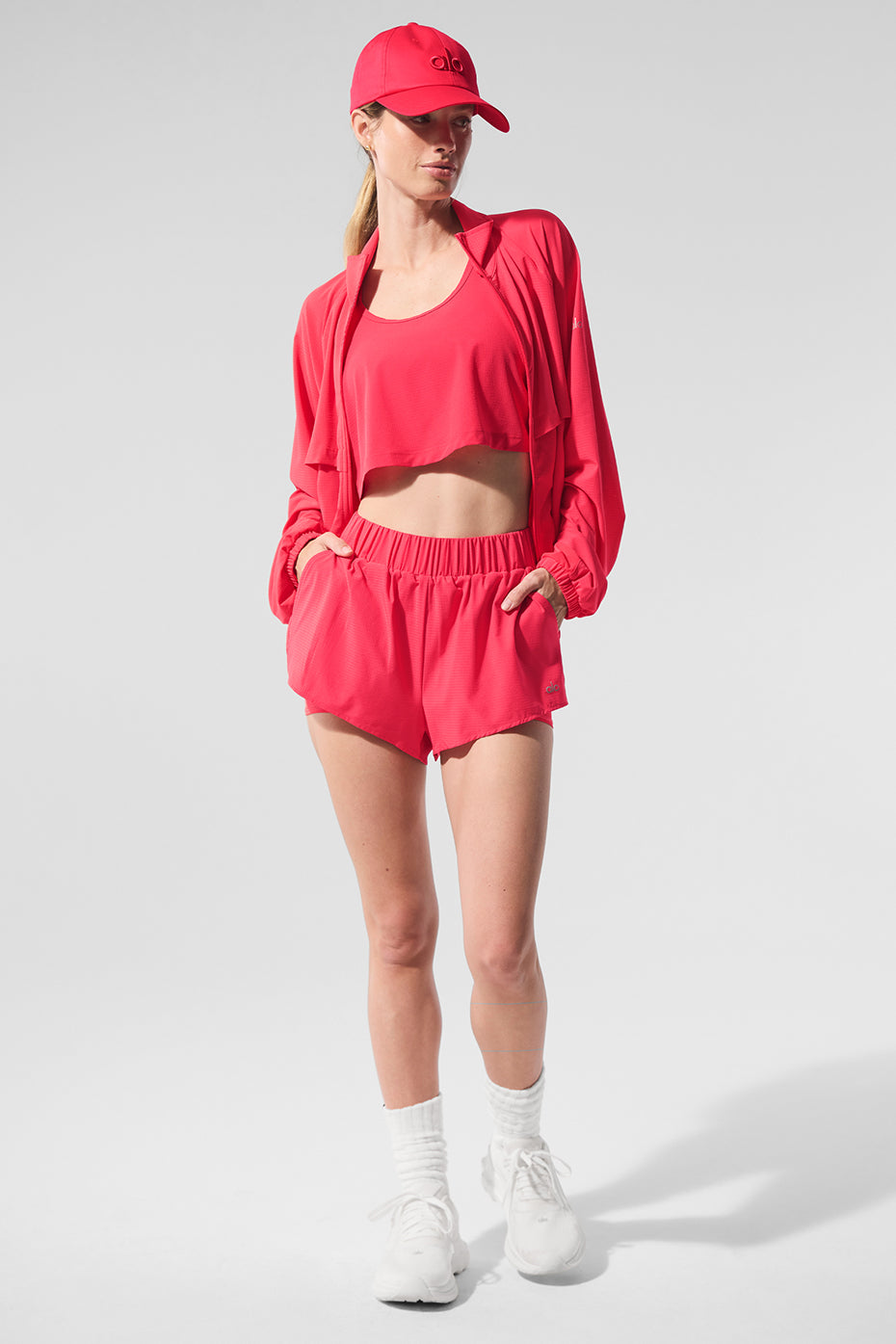 Sport Star Full Zip Jacket - Candy Red