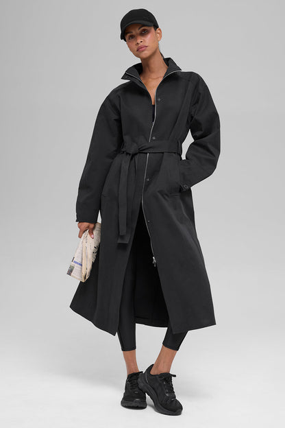 Journey Trench Coat - Black