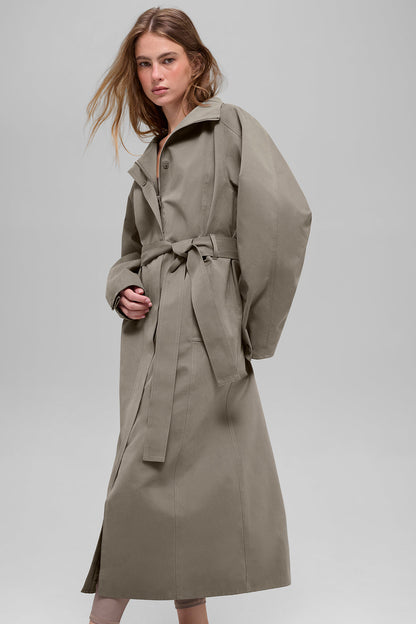Journey Trench Coat - Light Cocoa