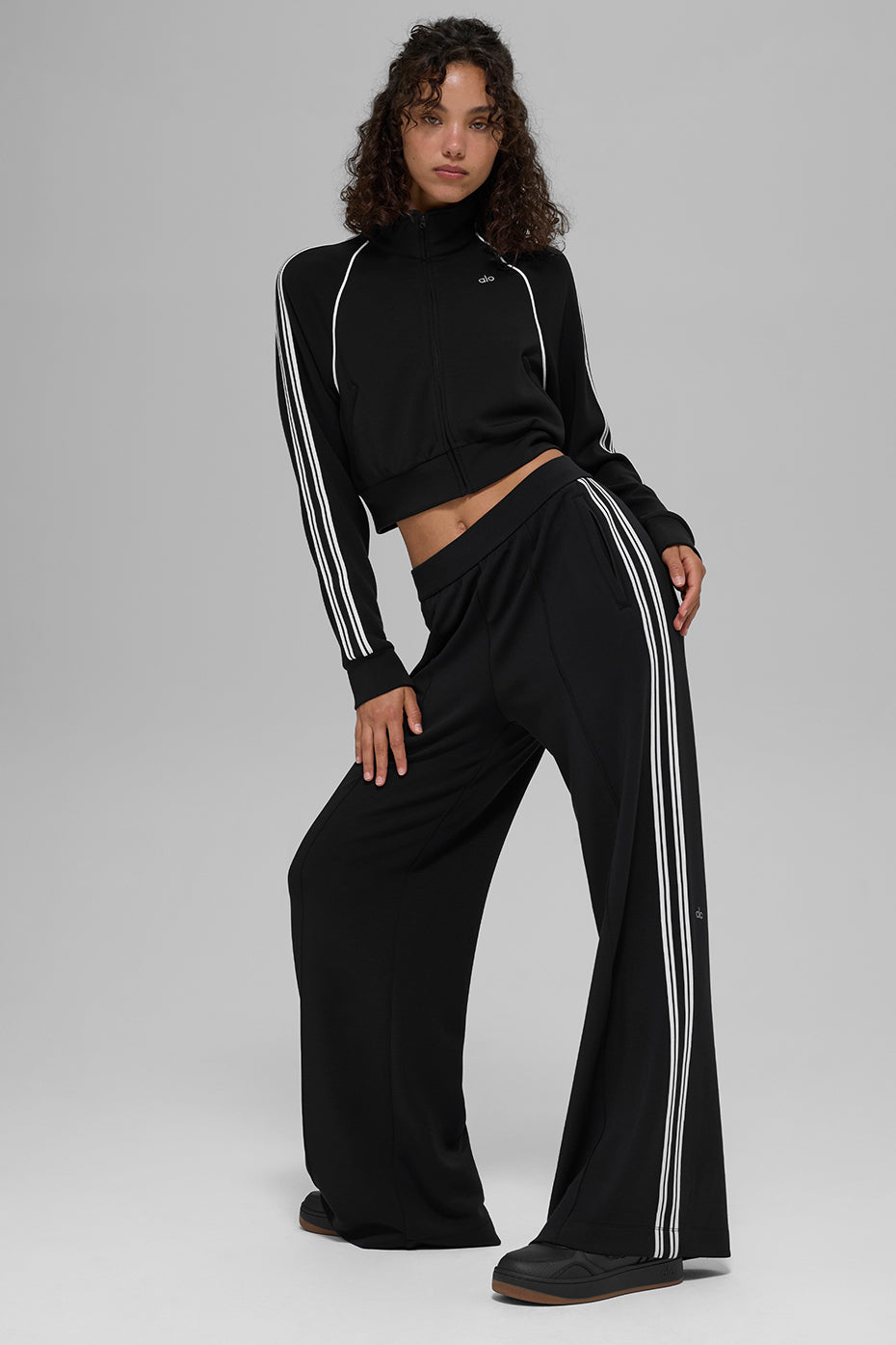 Track Star Full Zip Jacket - Black