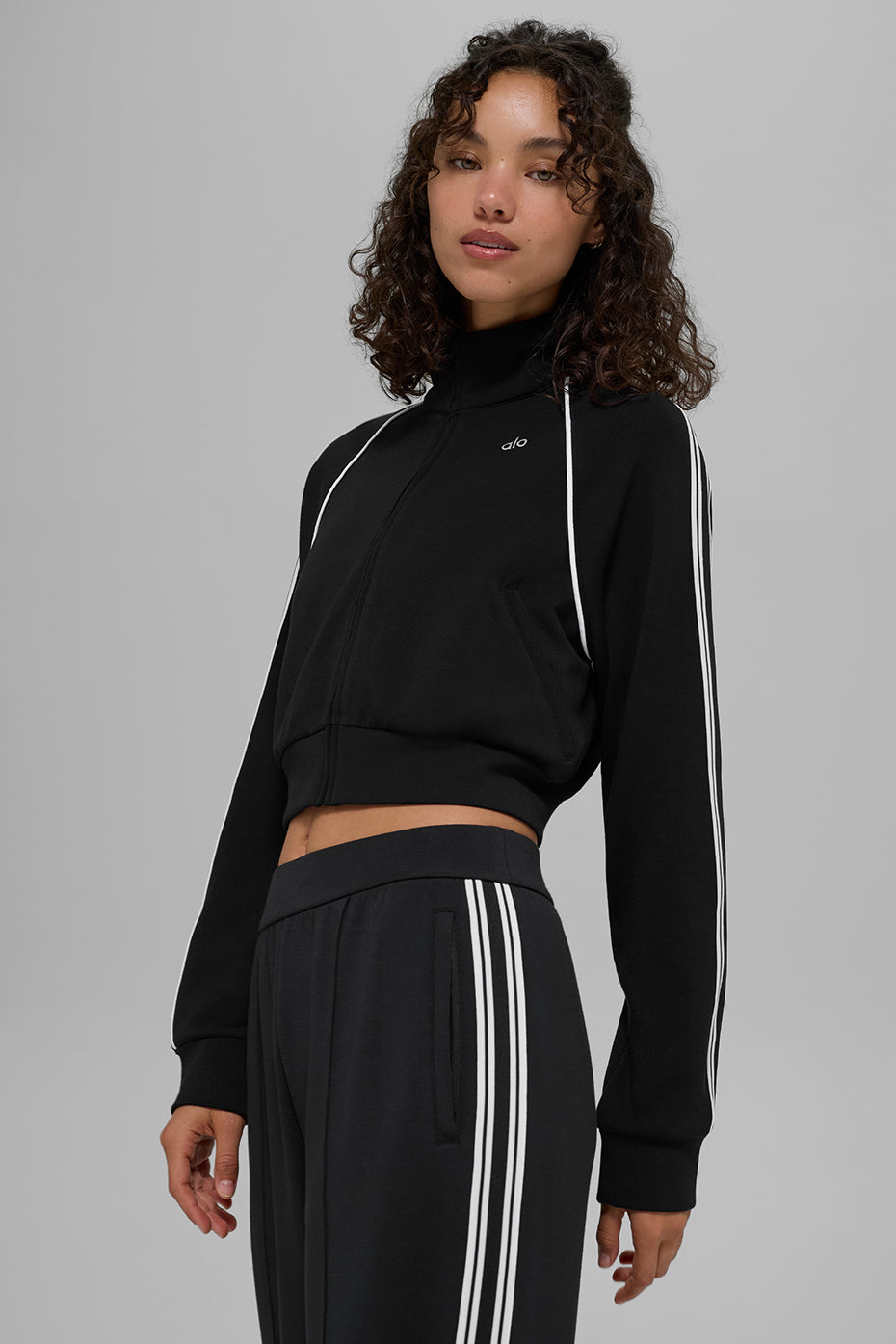 Track Star Full Zip Jacket - Black