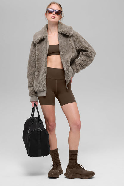 Sherpa Downtown Jacket - Light Cocoa