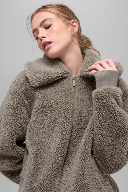 Sherpa Downtown Jacket - Light Cocoa