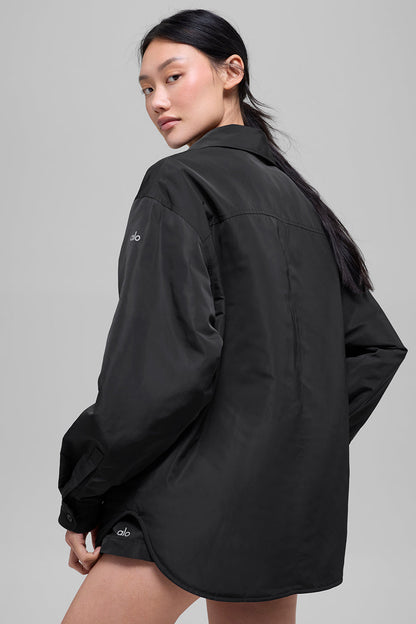Socialite Shacket - Black