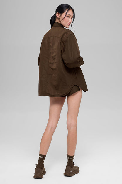 Socialite Shacket - Espresso