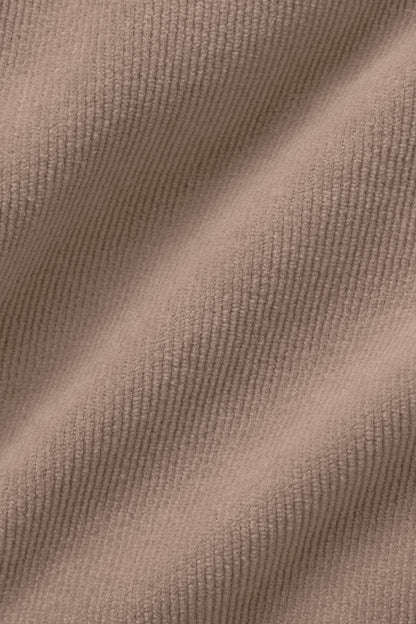 Micro Corduroy Dreamy Puffer - Chai Latte