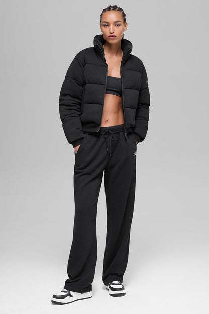 Sweatshirt Puffer - Black