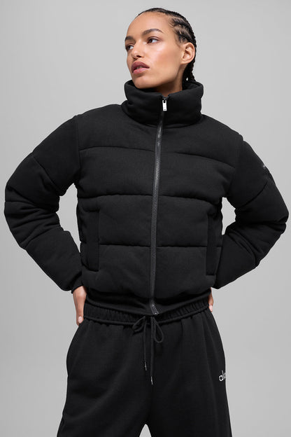 Sweatshirt Puffer - Black